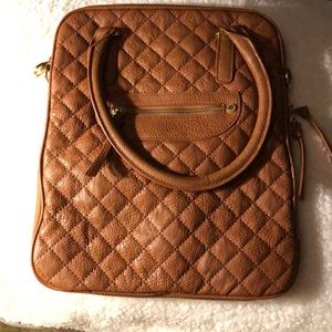 Brown shoulder bag